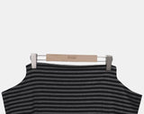 Poitdi Side Shirred One-Shoulder Short Sleeve T-shirt