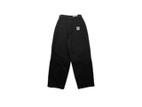 Fork Cut Snap D-Ring Cotton Wide Pants