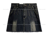 Det Tesle Pleated Denim Skirt