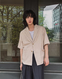 Heyd Linen Half Blazer