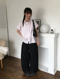 Kanz Overfit Short Sleeve Shirt Sleeveless Set