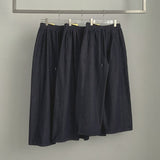 4-season Non-fade Raw Balloon Wide Jogger Banding Pants