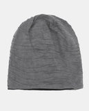 Kaiko pleats pleated turtleneck long beanie