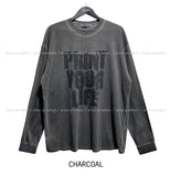 Leff printed oversized fit long sleeves