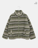 Drin Nordic Fluffy Overfit Fleece Zip-up