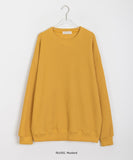 [unisex] Hakkui round over knit sweatshirt