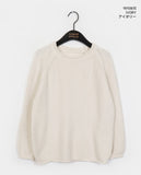 [Wool 10] Monco Avant Fit Raglan Round Knit