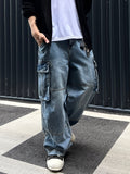 Hype Salt Washed Cargo Denim