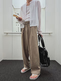 Rodina Two-Tuck Semi Wide Slacks