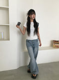 [Planning] Leju Slim Round Cotton Short Sleeve T-Shirt
