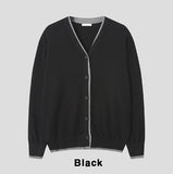 Mino color matching layered cardigan