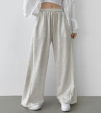 Lower Body Cover Side Pleated Wide Fit Training Pants