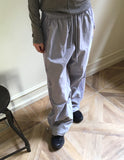 Fairlane Nylon Lace Color Matching Two-Way Long Wide Jogger Pants