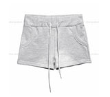 Star angel hip embroidery shorts