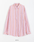 Ditaki Embo Stripe Long Sleeve Shirt