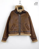 [MADE] Raven Leather Buckle Mustang Jacket