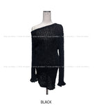 Mandarin Unbalanced Long Knit