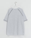 [Unisex] Neilto Color Matching Mesh Over Short Sleeve Tee