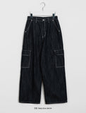 Ditton Stitch Cargo Denim Pants