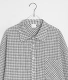 [unisex] Hugs Summer Check Over Shirt