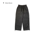 Iu Denim Pintuck Wide Banding Pants