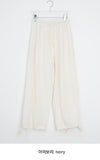 Rooney Linen String Wide Harem Pants