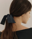 Ribbon Tail Embroidery Hair Scrunchie