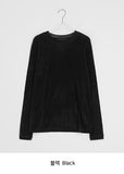 Hankaru Tencel Round Long Sleeve Tee