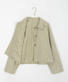 Hipna collar button short coat