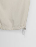 [unisex] Temon banding string rivet cut balloon cotton pants