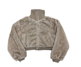 Crop mink jumper