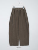 [BAONHAUS] Kiruru Banding Pigment Balloon Wide Pants