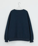 Giddels Brushed Embroidered Over Sweatshirt