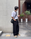 Malik wide cotton pants
