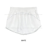 lace stitch shorts