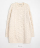 Ichi cable knit one piece