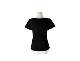 Poring V-neck short-sleeved knit