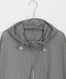 Hyor Two Way String Summer Over Hood Jumper