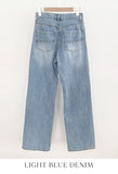 Daron Back Pocket Wide Denim Pants
