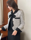 Ent Tweed Color Matching Short Jacket