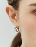 Nova Silver One Touch Earrings