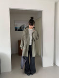 [BAONHAUS] Kathleen Banding Semi-Bootcut Pants