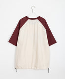 [unisex] Doya nylon string color matching over short sleeve tee