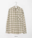 [unisex] Umika Linkle Check Over Shirt