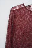 (W) Shell Lace Top