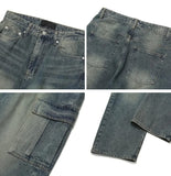 Rodep Washing Cargo Denim Pants