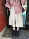 Swinn Pintuck Belt Banding Bermuda Pants