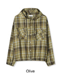 Camor Hood Check Banding Shirt