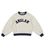 [AG.W] Applique Crop Sweat Shirt