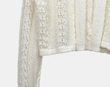 Muta Openwork Bolero Cardigan